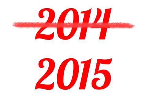 2014 to 2015 new year change transparent background - Download Free Stock Videos Pikwizard.com