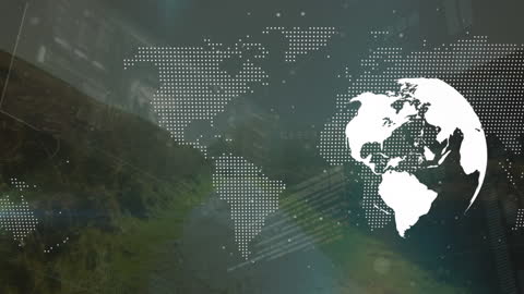 Animated Global Data Processing and Energy Visualization