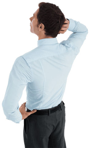 confident businessman in light blue shirt on transparent background - Download Free Stock Videos Pikwizard.com