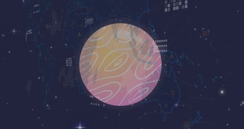 Futuristic Global Data Processing and Network Connections - Download Free Stock Images Pikwizard.com