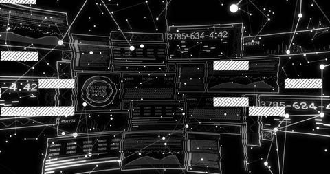 Abstract Data Interference and Network Connections - Download Free Stock Images Pikwizard.com