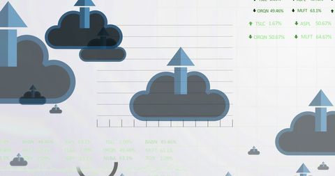 Cloud computing and financial data analytics interface