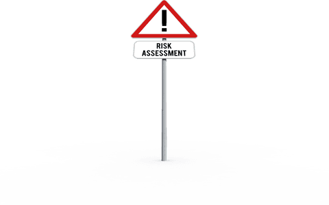 transparent safe risk assessment warning sign with exclamation mark - Download Free Stock Videos Pikwizard.com