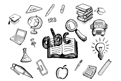Educational Symbols PNG with Transparent Background - Download Free Stock Videos Pikwizard.com