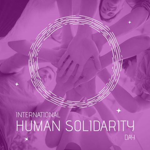 celebrating international human solidarity day with unity hands - Download Free Stock Templates Pikwizard.com