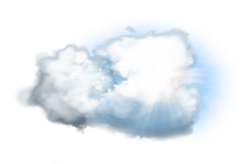 white cloud with sun on transparent background - Download Free Stock Videos Pikwizard.com