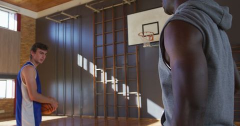 Basketball Training Session in Indoor Gym - Download Free Stock Images Pikwizard.com