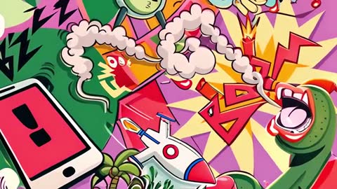 Vibrant Abstract Technology and Futuristic Concepts