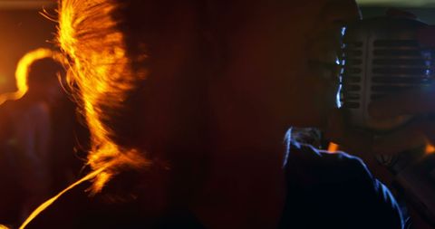 Male Singer Energetically Performing on Stage - Download Free Stock Images Pikwizard.com
