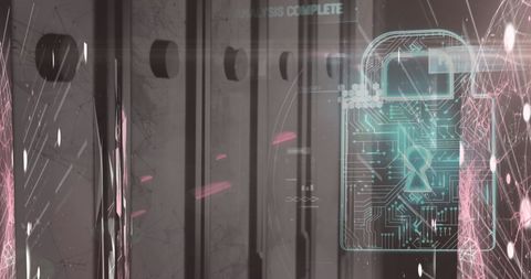 digital security interface with data processing elements - Download Free Stock Images Pikwizard.com
