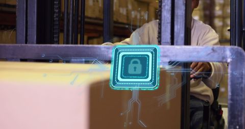 Secure Cargo Handling in Warehousing Technology - Download Free Stock Images Pikwizard.com