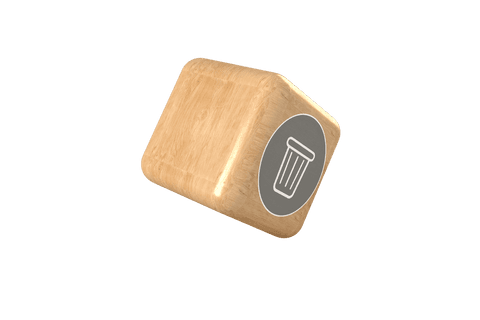 transparent cube with rubbish bin symbol illustration - Download Free Stock Videos Pikwizard.com