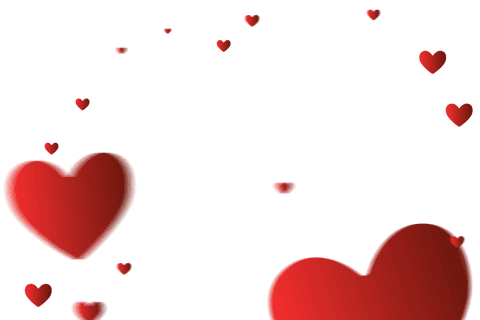 Floating Red Hearts on Transparent Background for Valentine Design - Download Free Stock Videos Pikwizard.com
