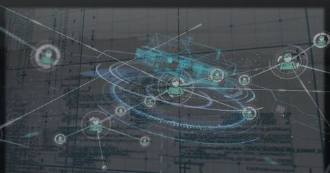 Holographic network interface in digital workspace