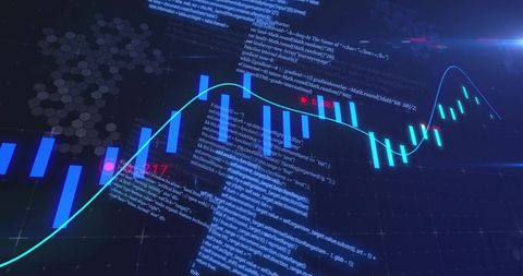 Digital Financial Data Processing in Global Market Environment - Download Free Stock Images Pikwizard.com