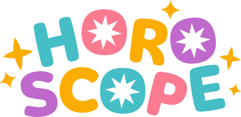 Colorful Pastel Horoscope Title with Celestial Starbursts - Download Free Stock Videos Pikwizard.com