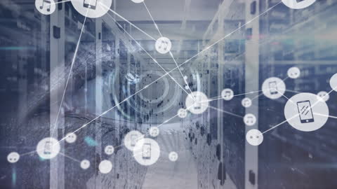 Network Connections in Data Center with Digital Interface Overlay