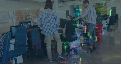 Financial Data Analysis Merging with Modern Office Environment