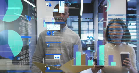 Business Professionals Discussing Digital Data Innovation