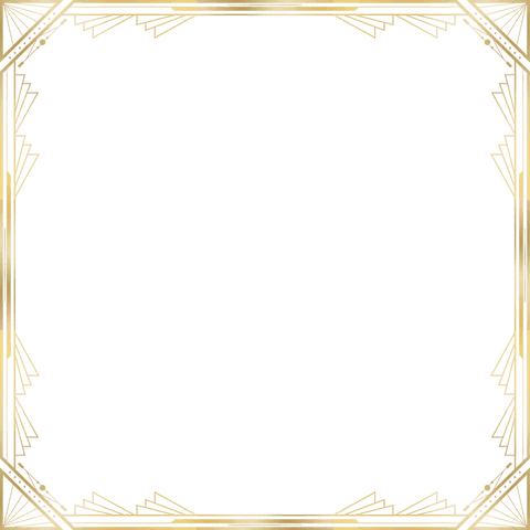 golden art deco frame with transparent elegance - Download Free Stock Videos Pikwizard.com