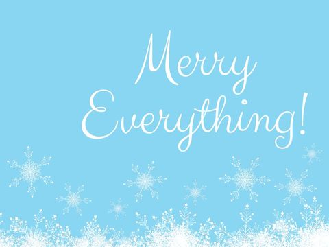 Festive Snowflake Design with Cheerful Greeting - Download Free Stock Templates Pikwizard.com