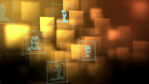 Digital Portraits in Data Processing Concept Art