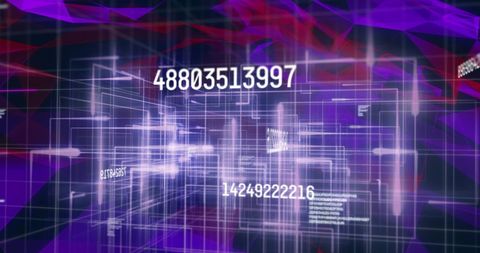 Futuristic Data Network with Floating Numeric Patterns - Download Free Stock Images Pikwizard.com