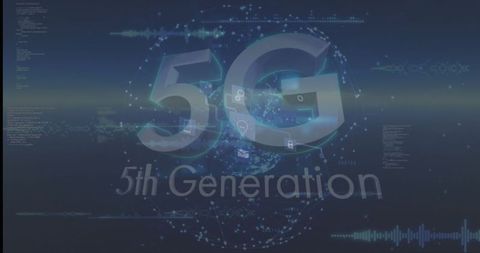 5G Network Connections Concept with Digital Overlay - Download Free Stock Images Pikwizard.com