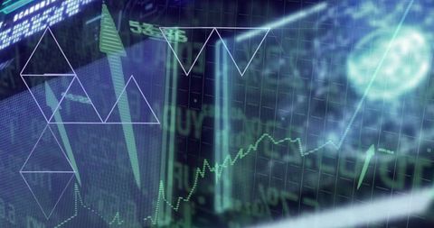 Digital Financial Dashboard with Data Visualization and Chart Metrics