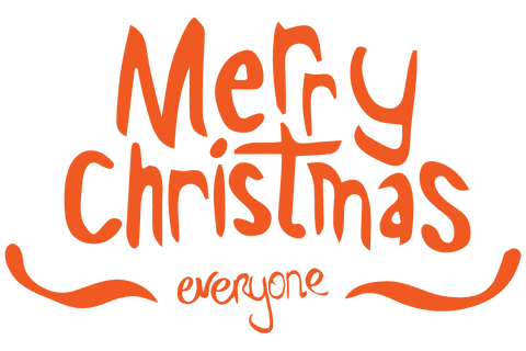Festive Merry Christmas Everyone Text on Transparent Background - Download Free Stock Videos Pikwizard.com