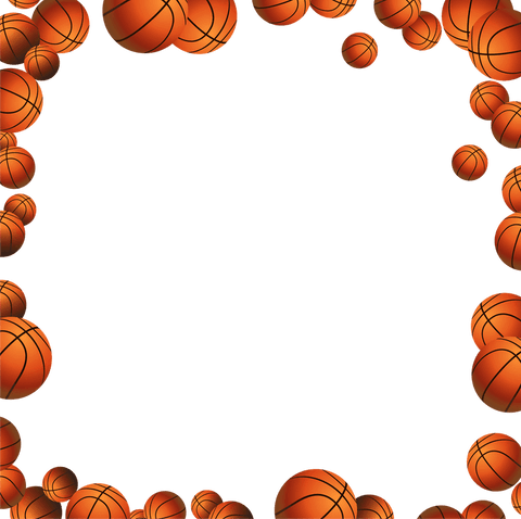 transparent background with dynamic basketball border for design use - Download Free Stock Videos Pikwizard.com