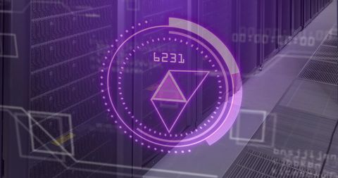 Digital Data Processing in a Secure Server Room - Download Free Stock Images Pikwizard.com
