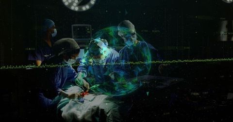 Surgical Team Innovating with Holographic Data in Operating Room