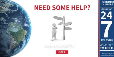 Customer Support Guidance with Decision-Making Assistance - Download Free Stock Templates Pikwizard.com