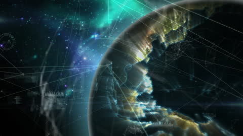 Digital Animation of Global Network Connectivity