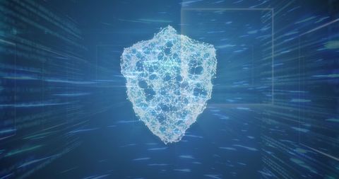 Digital Security Shield in Cyber Network Space - Download Free Stock Images Pikwizard.com
