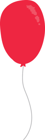 Red Balloon Illustration on Transparent Background - Download Free Stock Videos Pikwizard.com
