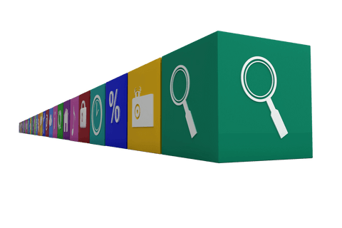 colorful digital media icons on transparent background - Download Free Stock Videos Pikwizard.com