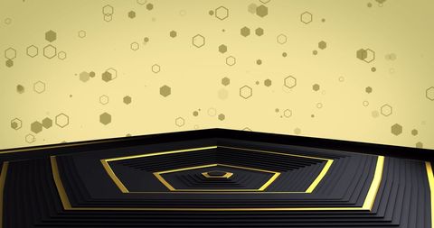 abstract hexagonal pattern on green times interface - Download Free Stock Images Pikwizard.com