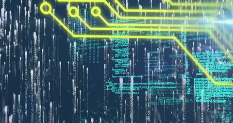 Abstract Digital Data Processing Concept Visual - Download Free Stock Images Pikwizard.com