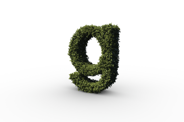 Creative Letter G Shaped from Greenery and Transparent Leaves - Download Free Stock Videos Pikwizard.com