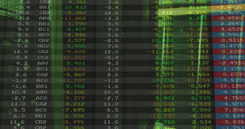 Stock Market Overlay on Data Server Room Concept - Download Free Stock Images Pikwizard.com