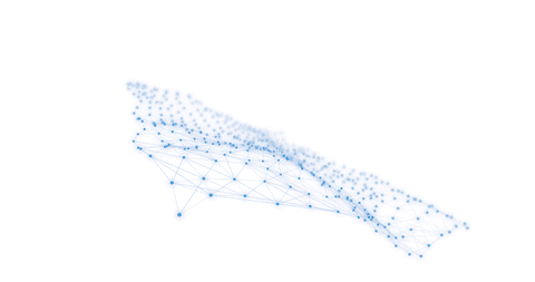 glowing blue transparent atomic structure illustration - Download Free Stock Videos Pikwizard.com