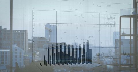 Visualizing Business Growth With Financial Data and Cityillusion - Download Free Stock Images Pikwizard.com