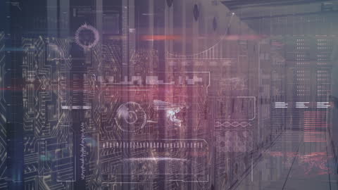 Digital Transformation in Server Room with Data Visualization