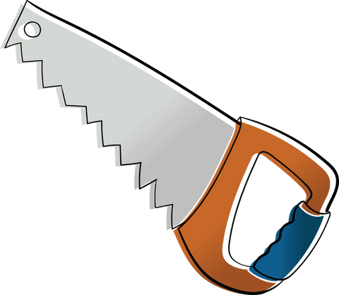 digital saw illustration on transparent background for construction projects - Download Free Stock Videos Pikwizard.com