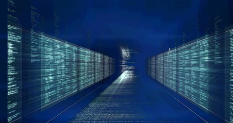Digital Data Flow in Virtual Server Environment - Download Free Stock Images Pikwizard.com