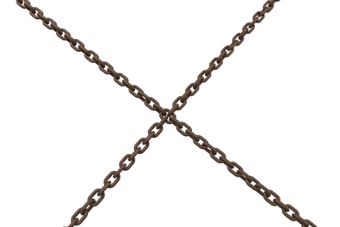 transparent crossed chains rusty metal design dynamic visual - Download Free Stock Videos Pikwizard.com