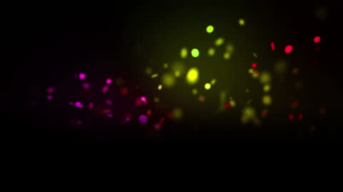 Abstract Digital Animation of Vibrant Neon Lights