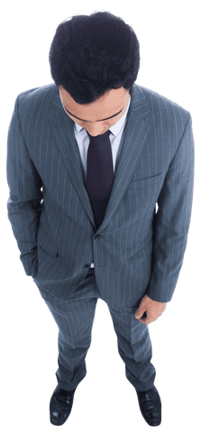 transparent png of biracial businessman in pinstripe suit - Download Free Stock Videos Pikwizard.com